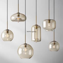 Art Industrial Retro E27 Glass Pendant Light Nordic Loft Chandelier Kitchen Restaurant Minimalist Hanging Lamp Suspension LED