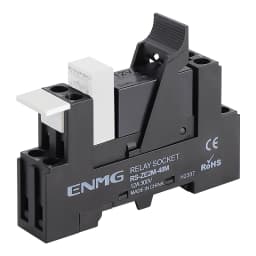 ENMG DIN-Rail 2NO2NC G2RL-1-E Thin Relay 16A Small Electromagnetic G2RL-2 DC 24Vdc Input State LED Indicator Transient Unipolar