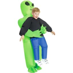 Adult Inflatable Alien Costume, Halloween Funny Party Role Play Outfit, Stage Performance Outfit for Holiday Carnival Show