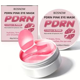 60 Pieces of Pn Pink Eye Patches/Eye Pads, Under-Eye Patches - Deeply Moisturizing, for a Refined Appearance, with a Powerful Hydrating and Cooling Experience, Gel Eye Patches Improve the Skin Around the Eyes, Suitable for All Skin Types, Unisex