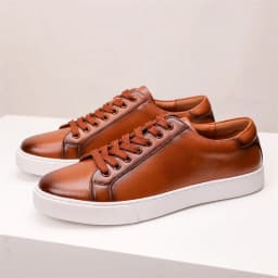 Mens Sneakers Genuine Leather Casual Outdoor Shoes Non-Slip Breathable Luxury Brand Footwear Top Quality Handmade White Shoe Men