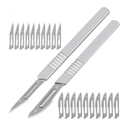 11# 23# Carbon Stell Scalpel Blades With Handle DIY Cutting PCB Phone LCD Screen Repair Tool Surgical Knife