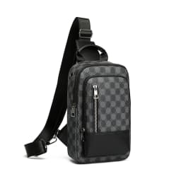 New Style Waist Packs Men Chest Bag High Quality PU Leather Crossbody Bags For Men Fashion Trend Men Bag Chest Pack Shoulder Bag