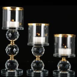 Hot Selling Single Head European Style Romantic Crystal Candle Holder Ornaments Hotel Decoration Candle Holder Creative Crafts