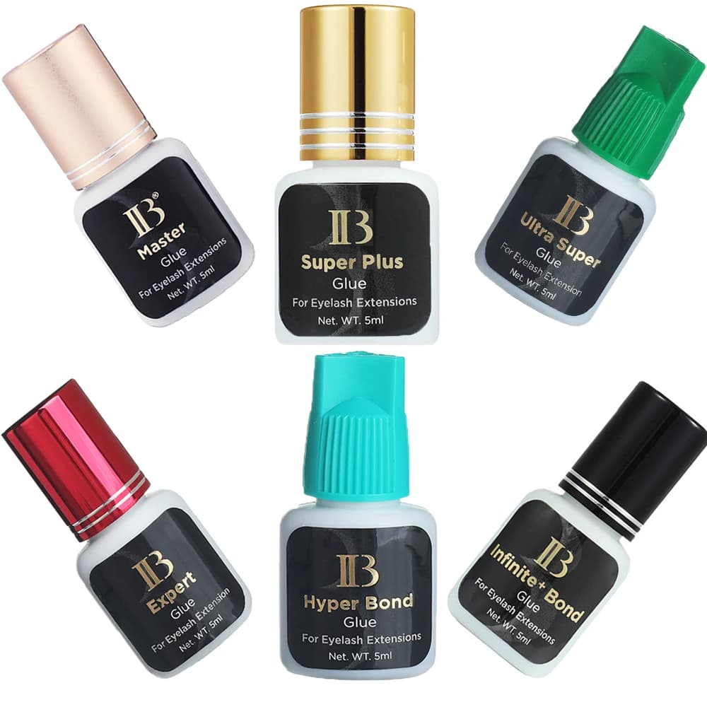 Original IB Lash Glue SUPER PLUS/HYPER BOND/MASTER I-Beauty Eyelash Extension Adhesive Long Lasting Fast Dry Korean Glue