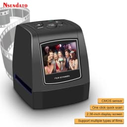 5MP 35mm USB Negative Film Slide Viewer Scanner 2.3"LCD Digital Color Photo Screen Film Converter for SD Scanner Scanners