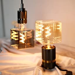 TIANFAN Vintage Led Bulb G95/G30 Edison Bulb 4W Dimmable 220V 110V E26 E27 Ice Cube Decorative Light Bulb Yellow Warm