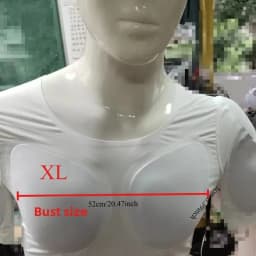 3D Fake Muscle T-Shirt Man Cosplay Arm Chest Underwear Party Body Shaper Invisible Abdominal Pad Corset Top Undershirts