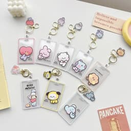 K-pop new bt21 card case - student ID bus meal card case - chest plate for student meal c meal card protection