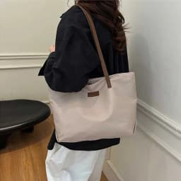Casual Tote Bag for Women Closure Stylish Letter Label Zipper Large Capacity Ladies Shoulder Bag purses and handbags Bolsa
