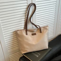 Casual Tote Bag for Women Closure Stylish Letter Label Zipper Large Capacity Ladies Shoulder Bag purses and handbags Bolsa