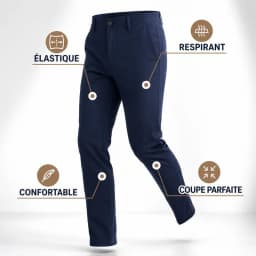 Customizable Male Pants Stretch Smart Casual Men's Trousers Office Quick Dry Suit Pants Straight Pants Street Dance