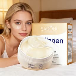 60pcs SADOER Crystal Collagen Eye Mask Anti Dark Circles Removal Eyes Bags Moisturizing Eyes Patches Eye Gel Masks Skin Care