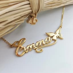 Personalized Butterfly Name Necklaces For Women Girl Favorite Jewelry Custom Ribbon Nameplate Choker Necklace Best Friends Gifts