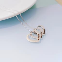 Customized Name Necklace For Women Stainless Steel Heart Carving Pendant Family Jewelry Choker Girlfriend Gift Bijoux Femme