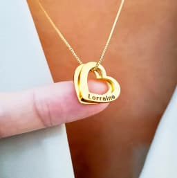 Customized Name Necklace For Women Stainless Steel Heart Carving Pendant Family Jewelry Choker Girlfriend Gift Bijoux Femme