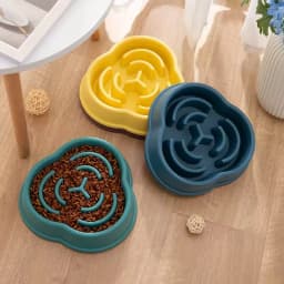 Pets Slow Food Bowl Anti Choking Dog Bowl Dog Bowl Anti Overturning Pet Food Supplies and Feeding Device for Pet Eating Supplies