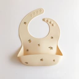 New Baby Silicone Bibs Waterproof Bib Flexible Saliva Towel Lemon Cherry Children Newborn Toddle Boys Girls Feeding Cloth Scarf