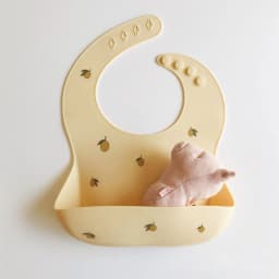 New Baby Silicone Bibs Waterproof Bib Flexible Saliva Towel Lemon Cherry Children Newborn Toddle Boys Girls Feeding Cloth Scarf
