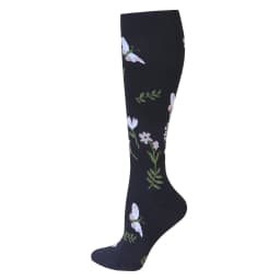 HYSAIXIA brand Vein Elastic Cycling Sports Compression Socks Jumping Rope Compress Stockings Men Women Pressure Grass Patterns