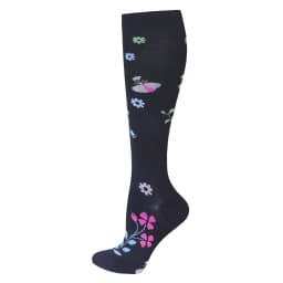 HYSAIXIA brand Vein Elastic Cycling Sports Compression Socks Jumping Rope Compress Stockings Men Women Pressure Grass Patterns