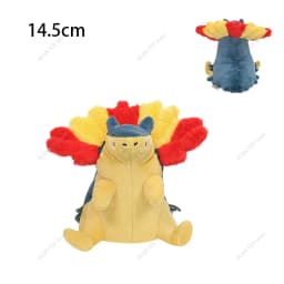 27 Styles Pokemon Plush fit Series Yveltal Lucario Aerodactyl Milotic Bidoof Dialga Garchomp Kangaskhan Stuffed Toys Christmas