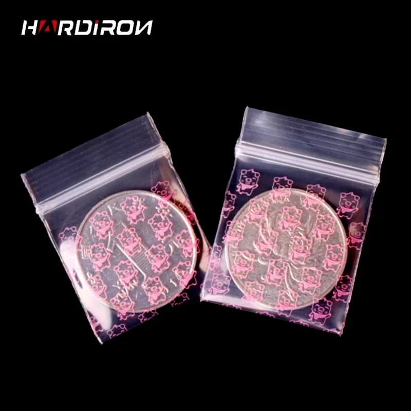 Color Zipper Bag Small Pink Pig Multi Sizes Clear Self Sealing Zip Lock Bags Gift Jewelry Mini Pouches Plastic Packaging Pouch
