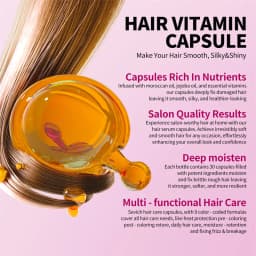 SEVICH Hair Vitamin Capsule Hair Treatment Oil Repair Damaged Hair Care Serum Nourishing Keratin Complex Oil Hair Care Capsule