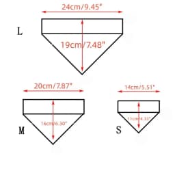 Solid Dog Saliva Towel Fashion Dog Bandanas Adjustable Puppy Triangle Cotton Cat Neckerchief Pet Collars Chihuahua Pet Supplies