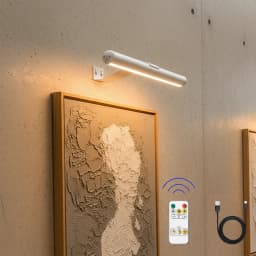 4000mAh Painting Picture Light Portrait With Remote Living Room Wireless Wall Lamp Art Display Rechargeable Battery Operated