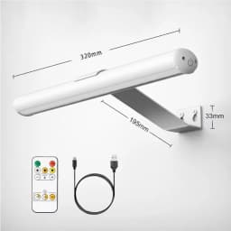 4000mAh Painting Picture Light Portrait With Remote Living Room Wireless Wall Lamp Art Display Rechargeable Battery Operated
