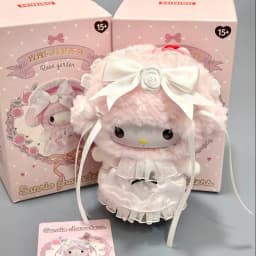 Genuine Sanrio Rose Garden Dream Vinyl Plush Blind Boxes Cute Figure Dolls Mystery box Pendant Decor Toys Birthday Gift for Girl