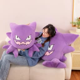 Pokemon Kawaii Gengar Haunter Soft Plush Toys Anime Fire Breathing Dragon Psyduck Pikachu Stuffed Peluche Dolls Birthday Gift