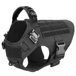 Military Large Dogs Harness Leash Molle Pouches Pet Golden Retriever Training Vest Tactical Harnesses For Dog Accessories