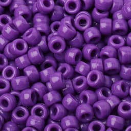 100pcs Purple Color 6x9mm Pony Beads Acrylic Loose Beads Diy Craft Jewelry Bracelets Making Hair Supplies