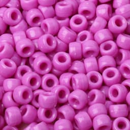 100pcs Purple Color 6x9mm Pony Beads Acrylic Loose Beads Diy Craft Jewelry Bracelets Making Hair Supplies