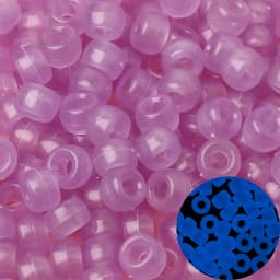 100pcs Purple Color 6x9mm Pony Beads Acrylic Loose Beads Diy Craft Jewelry Bracelets Making Hair Supplies