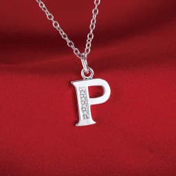 26 Letters 925 Sterling Silver Necklace Pendant Zircon for Women Exquisite Student Girlfriend Jewelry Accessories Wedding Gift