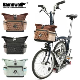Rhinowalk Bicycle Front Tube Bag 6.5L Waterproof Quick Release Commuting Handlebar Storage Basket Shouler Pack With Rain Cover