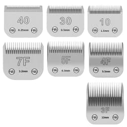 4F,5F,7FC,10#,30#,40# Professional Pet Dog Clipper Blade For Most Andis,Oster A5,Wahl KM 10 Clippers Animals Hair Trimmers