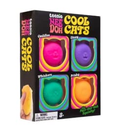 Schylling Rainbow Teenie Nee Doh Stress Balls 6pcs Soft Squishy Toys Anxiety Relief Squeeze Toys For Teenager Calm Mood