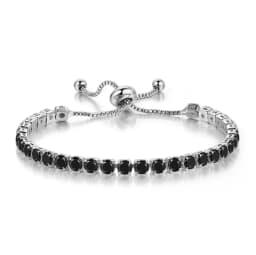 Adjustable Colorful Birthstone Tennis Bracelets for Women 4MM Crystal Bangle Female Hand Chain Trend Jewelry Accessories H133