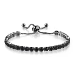 Adjustable Colorful Birthstone Tennis Bracelets for Women 4MM Crystal Bangle Female Hand Chain Trend Jewelry Accessories H133