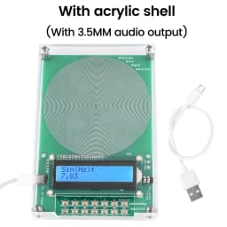 Adjustable 0.1Hz-100000Hz 7.83HZ Schumann Resonance Ultra-low Frequency Pulse Wave Generator Audio Resonator DC 5V