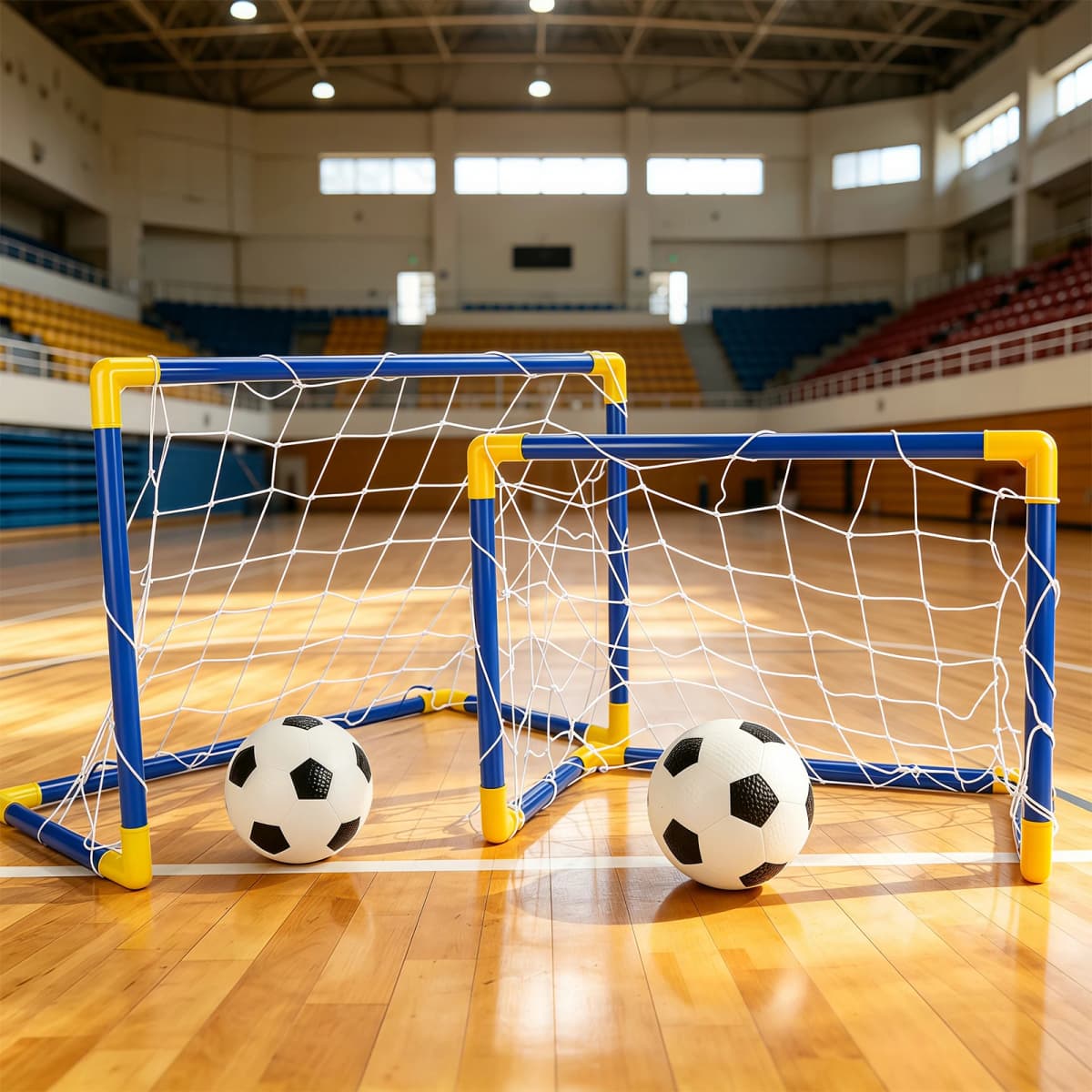  Portable Micro Soccer Goal Set Complete Outdoor Beach Training Equipment with Net Pump Ball Lightweight Indoor Kids Sports Toy