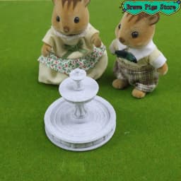 1 Piece European Outdoor Dollhouse Fountain Decor Circulating Water Villa Garden Courtyard Landscaping Flowing Water Ornament