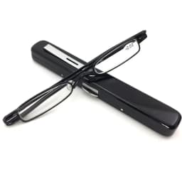 Portable Pen Holder Style Reading Glasses, Ultra-Light Metal, Anti-Blue Light, High-End Glasses for the Elderly.