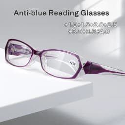 Retro Anti Blue Ray Reading Glasses Ladies Fashion Presbyopia Eyeglasses Women Computer Prescription Eyewear with +1.5 +2