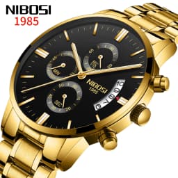 NIBOSI Mens Watches Top Brand Luxury Famous Men's Fashion Casual Dress Watch Military Quartz Wristwatches Saat Relogio Masculino