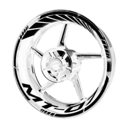 Vinyl Motorcycle Wheel Sticker Logo Rim Waterproof Decal Set For MT07